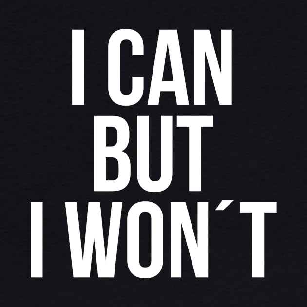 I can but I wont by StraightDesigns